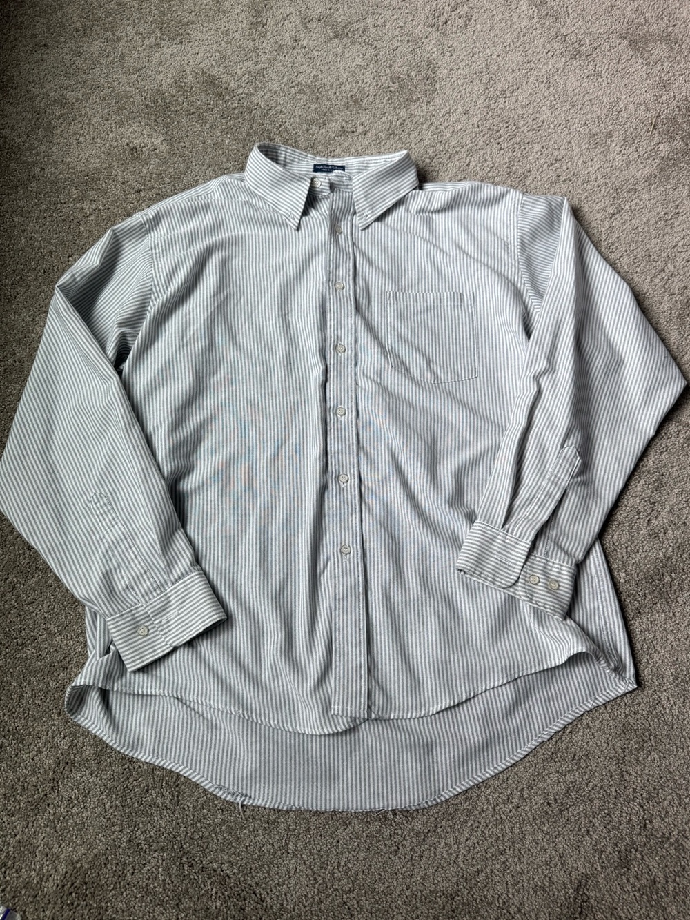 Vintage Striped Oversized Stanley Blacker Button Up